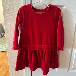 Hanna Andersson Red Velvet Dress